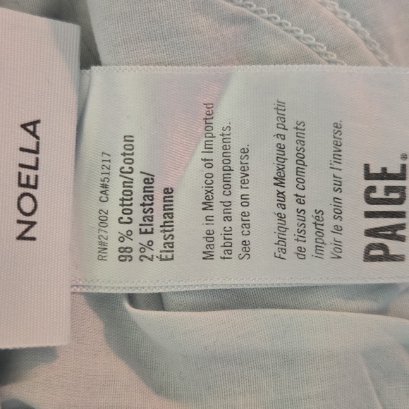 PAIGE Noella High Waist Crop Straight Leg Jeans Casanova Distressed EUC - 31 - Picture 9 of 14